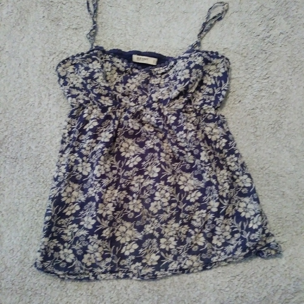Floral tank blouse